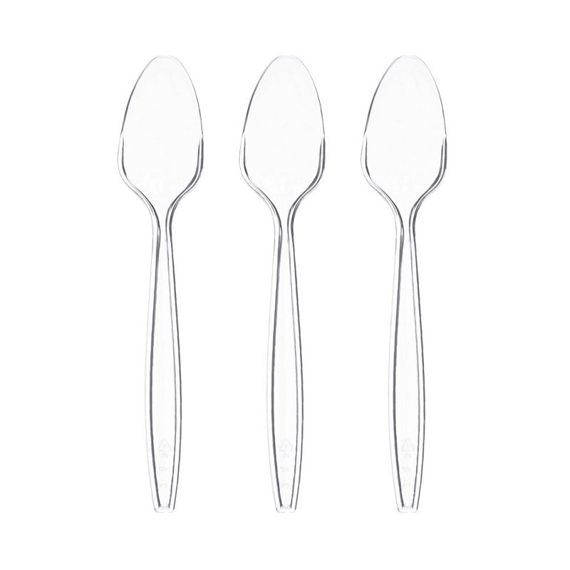 Smarty Had A Party Clear Plastic Disposable Spoons (1000 Spoons), 1 of 4