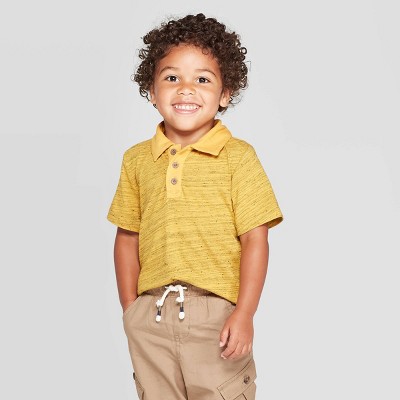 yellow polo shirt toddler