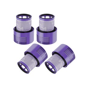 Nispira True HEPA Vacuum Filters Replacement for V10 Cyclone Series, V10 Animal, V10 Absolute, V10 Total Clean, SV12, Compare to Part#969082-01, 4 Pk - 1 of 4