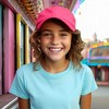Dalix Youth Adjustable Cotton Baseball Cap Lightweight Curved Bill Kids Hat - 3 of 4