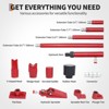 Porta Power Kit, Portable Hydraulic Jack with 4.6ft Oil Hose, Auto Body Frame Repair Kit with Storage Case - 2 of 4