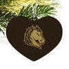 Southwest Minnesota State University Primary Logo Heart Love Wood Christmas Tree Holiday Ornament - 2 of 3
