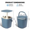 Karl Home|165 Quarts Ice Chest in Blue - 2 of 4