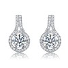 Guili 14K Gold Plated Emerald Cubic Zirconia Stud Earrings – Luxurious, Vibrant & Elegant. Perfect for Any Look, Special Occasions & Gifts! - 3 of 3