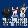 Boy's Design By Humans Dog Halloween - We're Only Here For The Treats By PedigreePrints T-Shirt - 2 of 4
