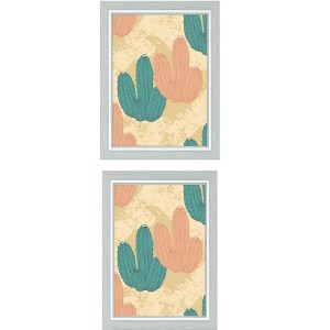 REGALWOVEN Gallery Wall Mounting or Tabletop Display Distressed Wood Grain Photo Frame 2 Pcs - 1 of 4