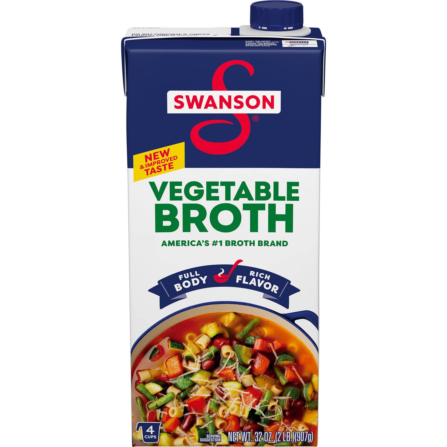 Swanson 100% Natural Gluten Free Vegetable Broth - 32 fl oz