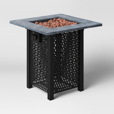30 Square Lattice Outdoor Lp Fire Pit, Bed Bath And Beyond Gas Fire Pit