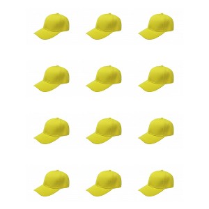 12 Pack Baseball Hats Great for Teams Events or Promotions - 1 of 4