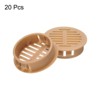 Unique Bargains Plastic Durable Impact Scratch Resistant Soffit Vent Cover 20 Pcs - 3 of 4