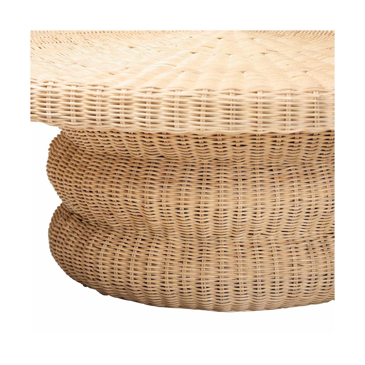 bali & pari,Silvia Natural Rattan Coffee Table - thumbnail 6