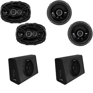 Kicker (2) 11PT250 Powered Enclosure & DSC69304 DS-Series 6x9" & 43DSC6504 6.5"  Bundle - 1 of 4