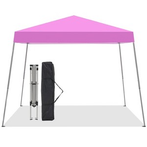 Ainfox 10'×10' Pop-up Slant Leg Portable Canopy - 1 of 4