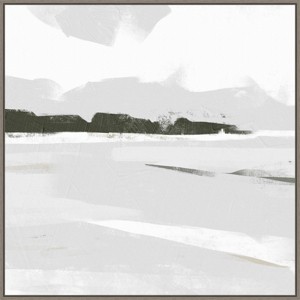 30" x 30" Coastal Haze II by Emma Scarvey Framed Canvas Wall Art Print - Amanti Art: Modern Lithograph, Polystyrene Frame - 1 of 4