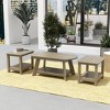 WestinTrends 3-Piece Outdoor Adirondack Coffee Table and Side Table Set - 2 of 4