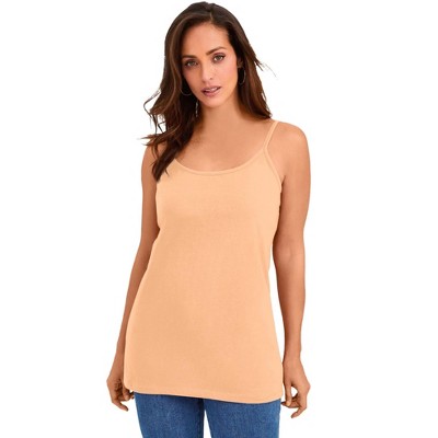 Jessica London Women's Plus Size Stretch Cotton Cami