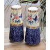 Blue Rose Polish Pottery Manufaktura Salt & Pepper Shakers - 2 of 2