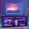 Bestier TV Stand Tall Entertainment Center with Storage For 70 Inch TV - 2 of 4