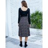 Maternity Dress Women's High Waist Floral Print Pleated Maxi Skirt - 3 of 3