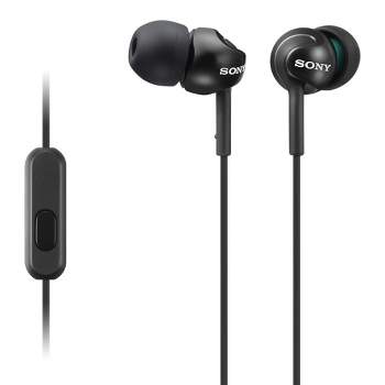 Sony Mdrex15ap In-ear Wired Earbuds With Mic - Black : Target