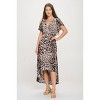 WEST K Women's Georgia Faux Wrap Dress with High-Low Hem and Tie Waist - 3 of 4