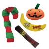 Yeowww! 100% Organic Catnip Toy Assortment (banana, cigar, pumpkin, candy cane) - 3 of 3