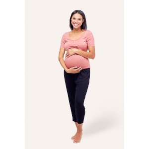 NOM Maternity Rhys Nursing Tee. - 1 of 4