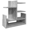 vidaXL Desk Organiser Grey Sonoma 19.3x7.9x20.7" Engineered wood - 2 of 4