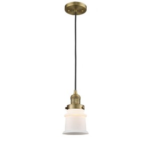Canton - 1 Light Cord Hung Mini Pendant In Industrial Style-10 Inches Tall and 5.25 Inches Wide - 1 of 1