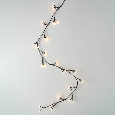84"L Sullivans Christmas Cluster Lighted Garland  Brown