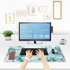 Large Mouse Pad Desk Pad Set, Wrist Rest Support Desk Mat for Keyboard and Mouse, 4PCS 35.4”x15.7 XXL Giant Mouse Pad - 4 of 4