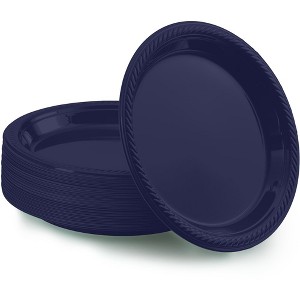 SparkSettings Disposable Plastic Dessert Plates 7 Inches, Pack of 50 - 1 of 4