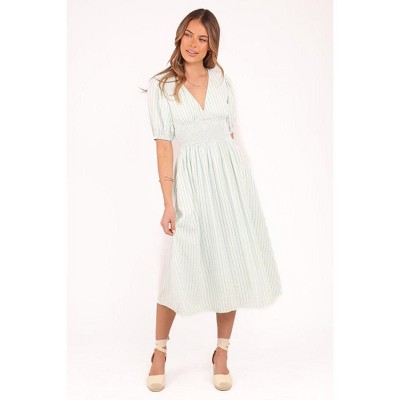 Ronnie Short Sleeve Midi Dress