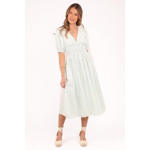 Ronnie Short Sleeve Midi Dress - 1 of 4