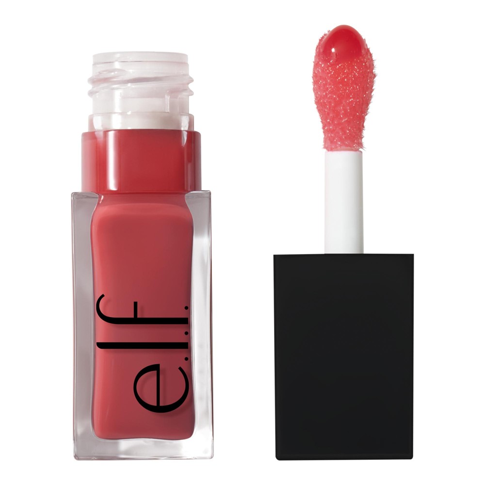 Photos - Other Cosmetics ELF e.l.f. Glow Reviver Lip Oil - Rose Envy - 0.25 fl oz 