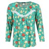 Not a Morning Person Women's Cocoa and Cookies Long Sleeve Pajama Set - image 2 of 4