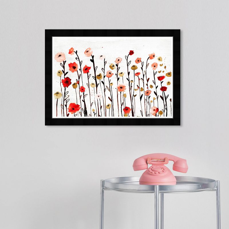19&#34; x 13&#34; Beautiful Growth Poppy Floral and Botanical Framed Wall Art White/Red - Wynwood Studio, 5 of 7