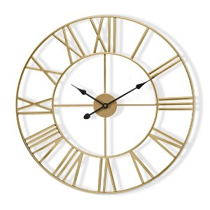 Sorbus Large Wall Clock for Living Room Decor - Roman Numeral Wall Clock for Kitchen - 16 inch Wall Clock Decorative - 1 of 4