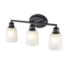 Millennium Lighting Amberle 3 - Light Vanity in  Matte Black - 2 of 4