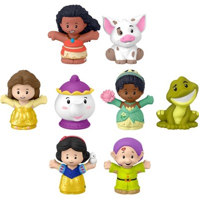 Fisher-Price Little People Toddler Toys Disney Princess Story Duos 8-Piece Figure Set for Preschool Pretend Play Ages 18+ Months