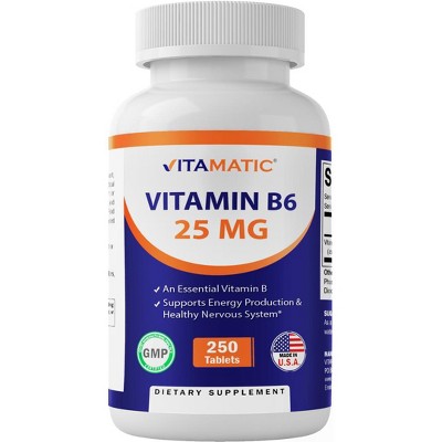 Vitamin B6 25 mg - 250 Tablets