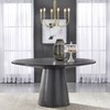 5Pc North Bay Round Dining Set Navy - Buylateral: Mid-Century, Velvet Chairs, Rubberwood - 3 of 4