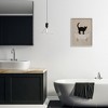 Stupell Industries Black Cat Simple Claw Foot Bathtub Bathroom Painting Framed Giclee Art - 2 of 4