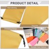 Unique Bargains Portable Drawstring Eyeglass Storage Bags 8 Pcs 7" x 3.5" - 3 of 4