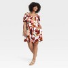 Women's Short Sleeve Crepe Mini A-Line Dress - A New Day™ - 3 of 3