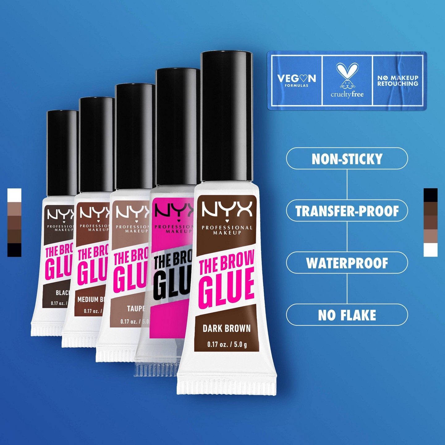 Гель для бровей NYX Professional Makeup Brow Glue, Clear, 0.17 oz — фото 2