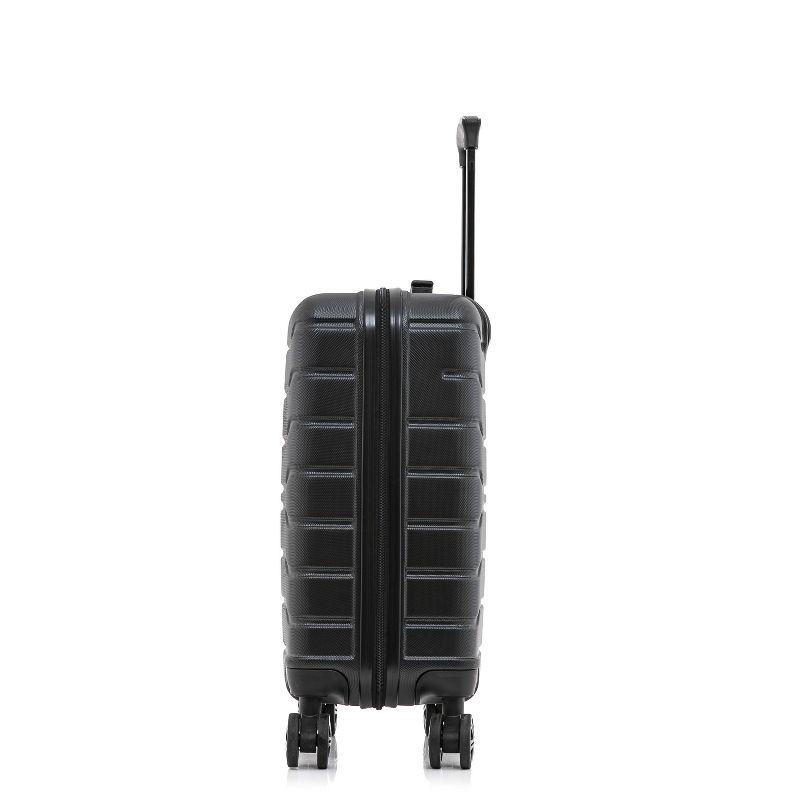 InUSA Trend Lightweight Hardside Large Checked Spinner Suitcase, 5 of 8