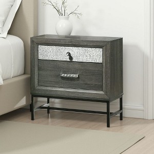 Royal Hampton 25 Inch Nightstand, 1 Drawer and Jewelry Tray - 1 of 4
