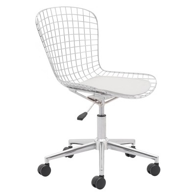 target white office chair