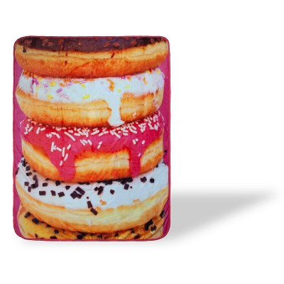 Just Funky Japanese Bento Box Large Fleece Throw Blanket | Food Blankets | 60 x 45 Inches